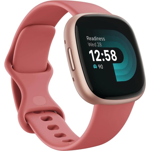 Fitbit Versa 4 Fitness Aluminum Wristband with Heart Rate Tracker