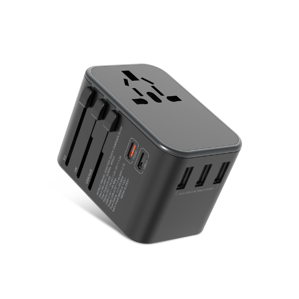 Multi-functional Travel Adapter with 2 PD