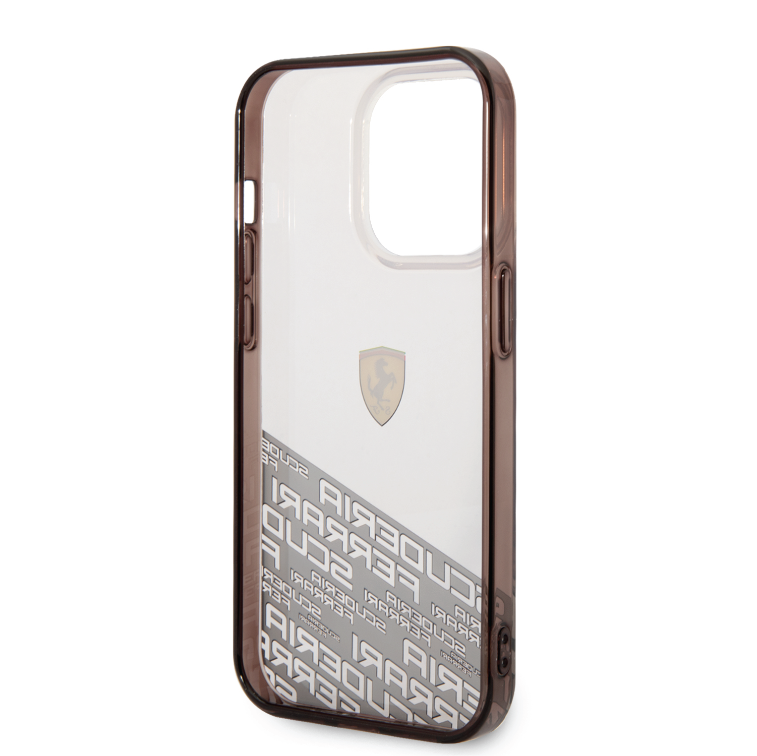 Ferrari PC/TPU IML Case With Bottom Scuderia Allover Print For iPhone 14 Pro Max 