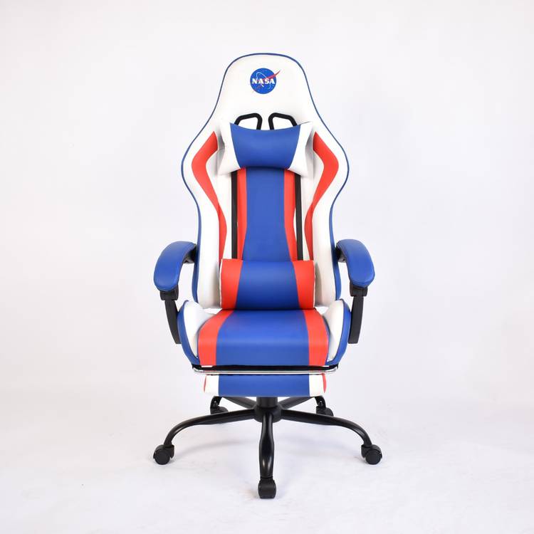 Nasa Discovery Gaming Chair with Blue & Red Strips