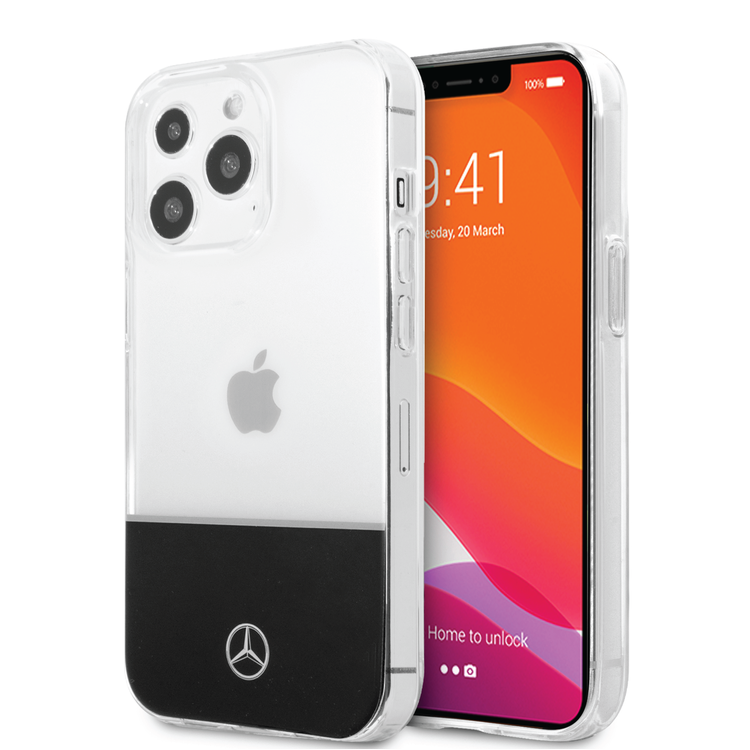 Mercedes-Benz Aluminum Case with Star Pattern For iPhone 14 Pro Max