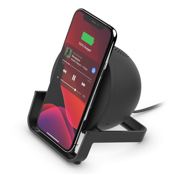 Belkin Wireless Charging Stand with Bluetooth Speaker 10W