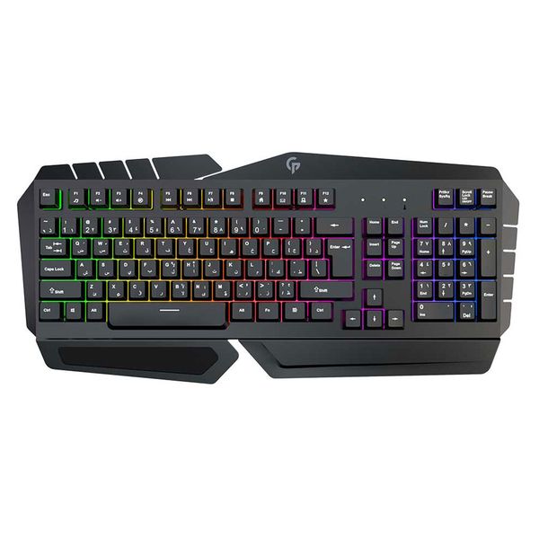 Porodo Gaming Metal Frame Keyboard (English/Arabic)